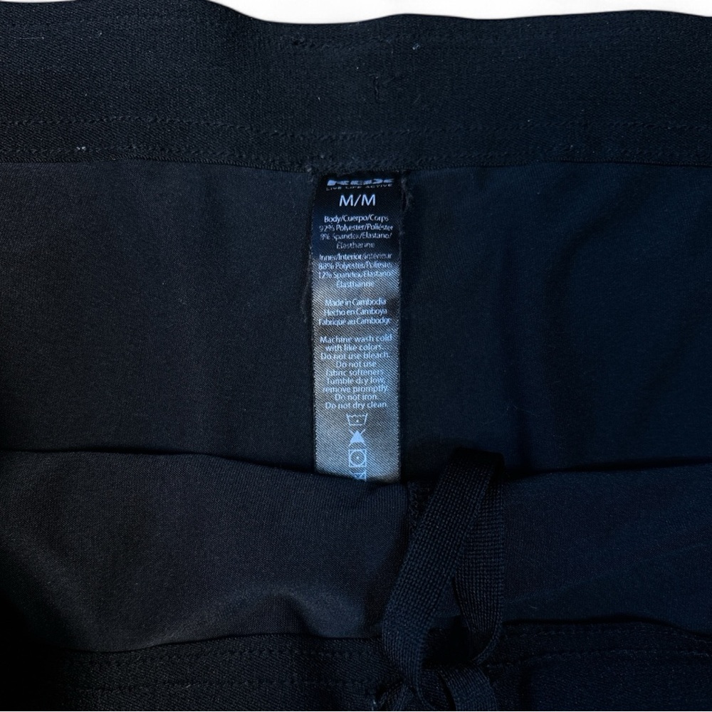 Women’s Black RBX X-Dri 2 in 1 Running Athletic Shorts Size Medium - Picture 5 of 5